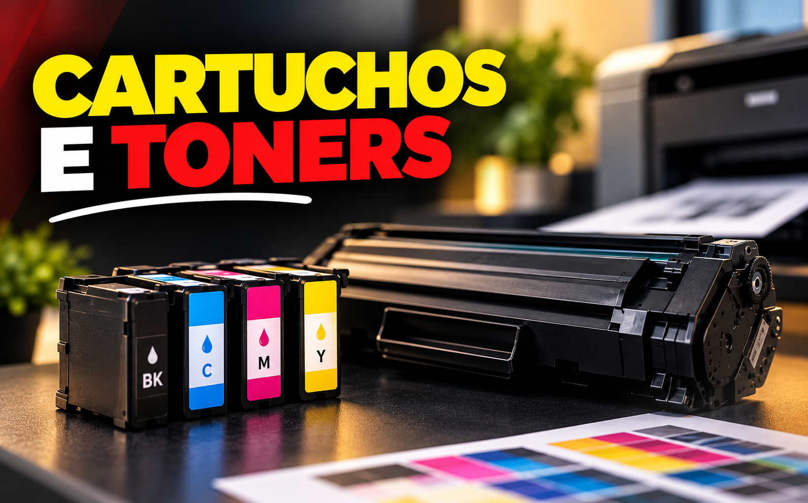 Cartuchos e toners para impressoras em Pinheiros
